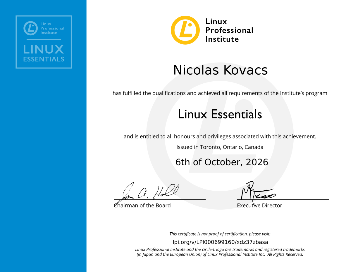 Linux Essentials Linux Essentials