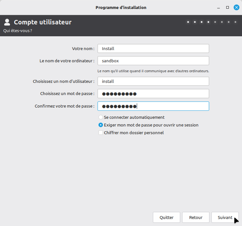 LMDE 7 Installation LMDE 7 Installation